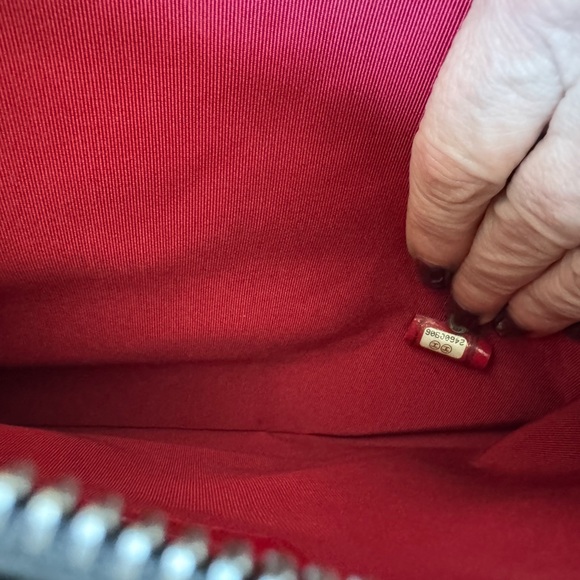 Chanel Gabrielle clutch in quilted tweed and calfskin leather - Picture 7 of 12